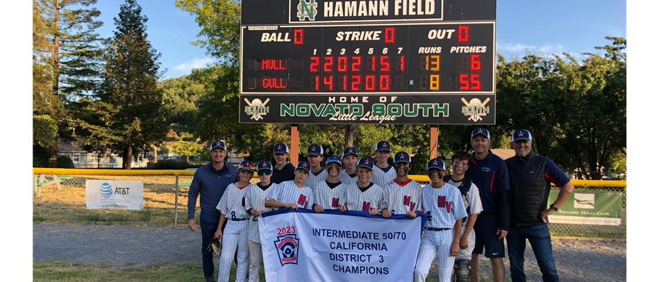 congrats - 2023 13U District 3 Champions