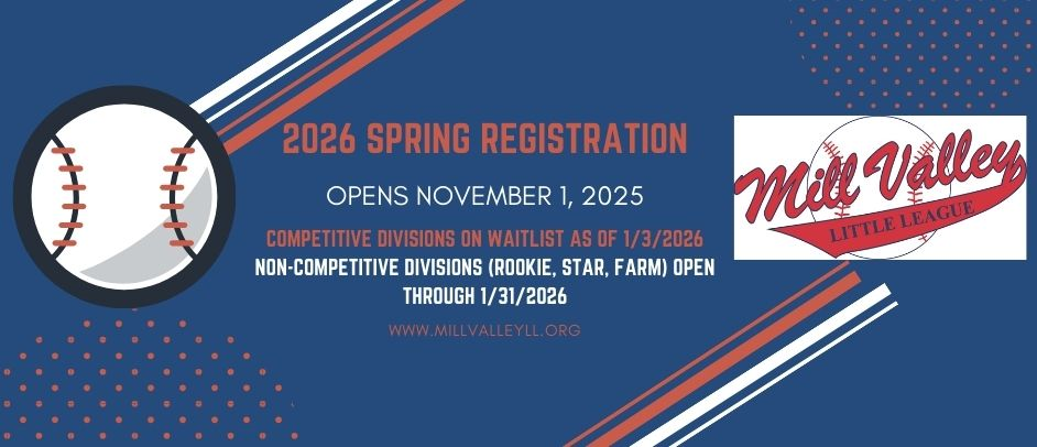 2026 Spring Registration - Open Nov 1st