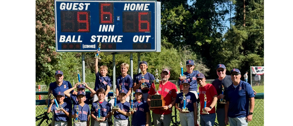 2026 MVLL Majors Champions - Red Sox